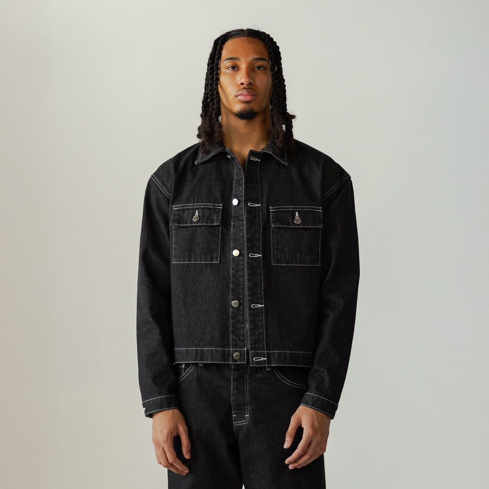 1001 Denim Jacket Black — BLAN | Born in Brooklyn | Elevated